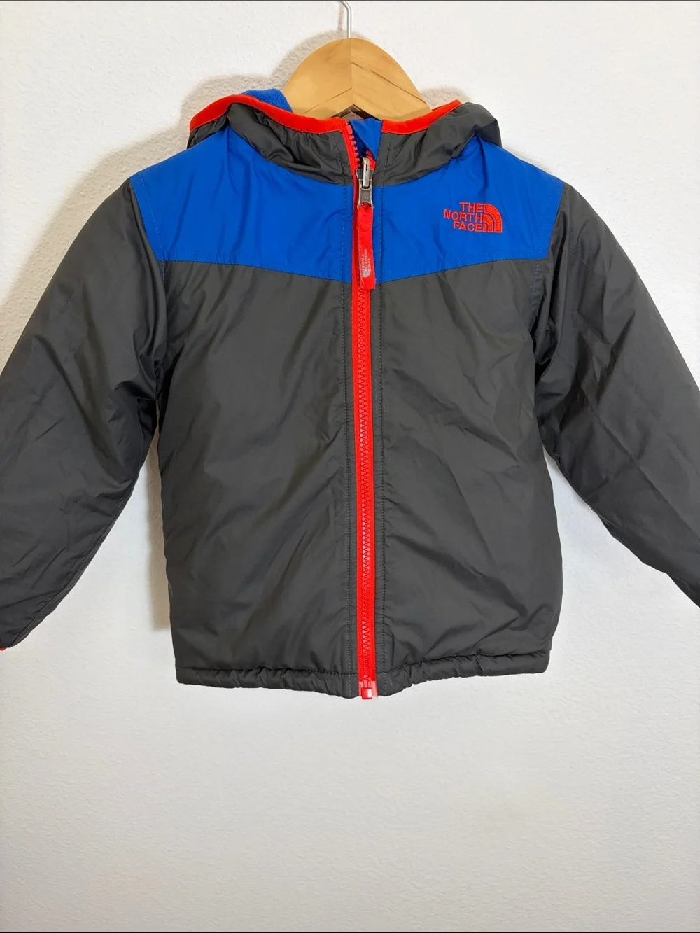 The North Face Blue Reversible Winter Jacket